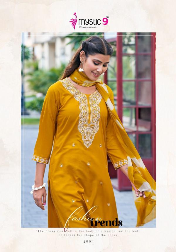 Mystic9 Karachi Vol-2 – Kurti Pant With Dupatta